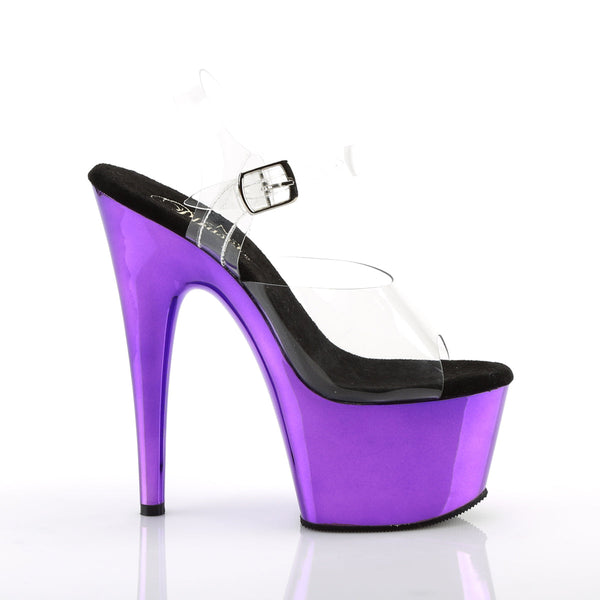 ADORE-708 Plateau Sandaletten Lila von Pleaser – Ansicht 5
