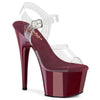 ADORE-708 Plateau Sandaletten Dunkel Rot von Pleaser