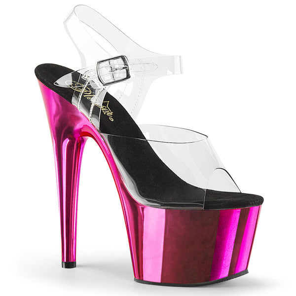 ADORE-708 Plateau Sandaletten Pink von Pleaser