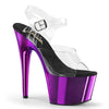 ADORE-708 Plateau Sandaletten Lila von Pleaser