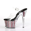 ADORE-708CG Plateau Sandaletten - Pink von Pleaser – Ansicht 3