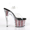 ADORE-708CG Plateau Sandaletten - Pink von Pleaser – Ansicht 5