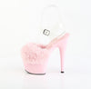 ADORE-708FUR Sandalette Plateauschue Rosa von Pleaser – Ansicht 3