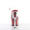 ADORE-708G Plateau Sandaletten - Rot von Pleaser – Ansicht 4