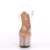 ADORE-708G Plateau Sandaletten Rose Gold von Pleaser – Ansicht 2