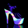 ADORE-708GXY Plateau Sandaletten Mehrfarbig UV von Pleaser – Ansicht 5