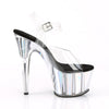 ADORE-708HGI Plateau Sandaletten Silber von Pleaser – Ansicht 5
