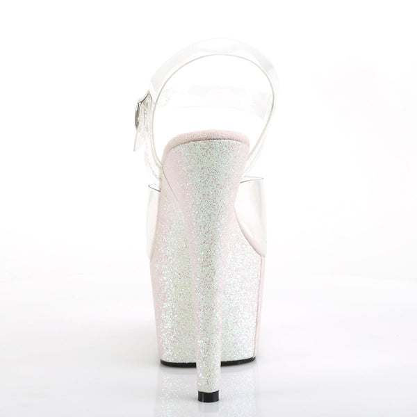 ADORE-708HMG Plateau Sandaletten Opal Rosa von Pleaser – Ansicht 4