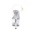 ADORE-708LS Plateau Sandaletten - Transparent von Pleaser – Ansicht 4