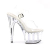 ADORE-708LS Plateau Sandaletten - Transparent von Pleaser – Ansicht 5