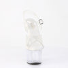 ADORE-708MMG Plateau Sandaletten Transparent von Pleaser – Ansicht 2