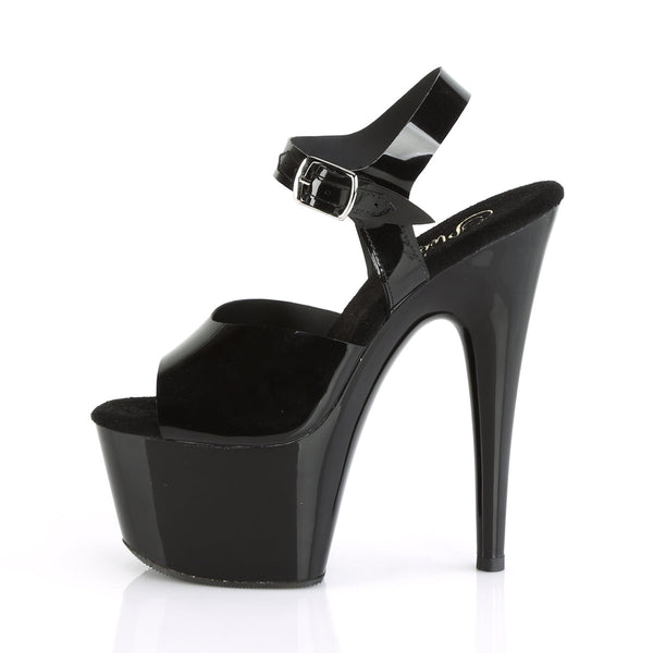 ADORE-708N Plateau Sandaletten - Schwarz von Pleaser – Ansicht 3