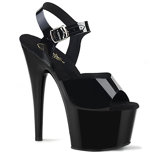 ADORE-708N Plateau Sandaletten - Schwarz von Pleaser