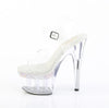 ADORE-708PHRS Sandalette Plateauschuhe Transparent von Pleaser – Ansicht 3