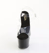 ADORE-708PREM Plateau Sandaletten Schwarz Lack TPU von Pleaser – Ansicht 2