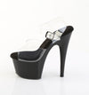 ADORE-708PREM Plateau Sandaletten Schwarz Lack TPU von Pleaser – Ansicht 3