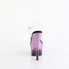 ADORE-708SS Plateau Sandaletten Schwarz/PinkGlitzer von Pleaser – Ansicht 4