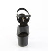 ADORE-708UL Plateau Sandaletten Schwarz Matt von Pleaser – Ansicht 2