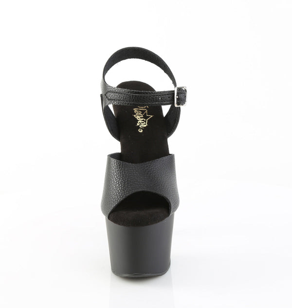 ADORE-708UL Plateau Sandaletten Schwarz Matt von Pleaser – Ansicht 2