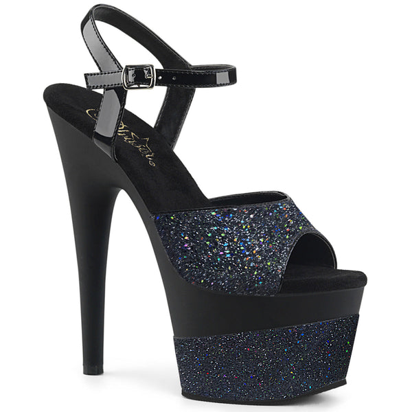 ADORE-709-2G Plateau Sandaletten - Schwarz von Pleaser