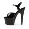 ADORE-709 Plateau Sandaletten Lack Schwarz von Pleaser – Ansicht 3
