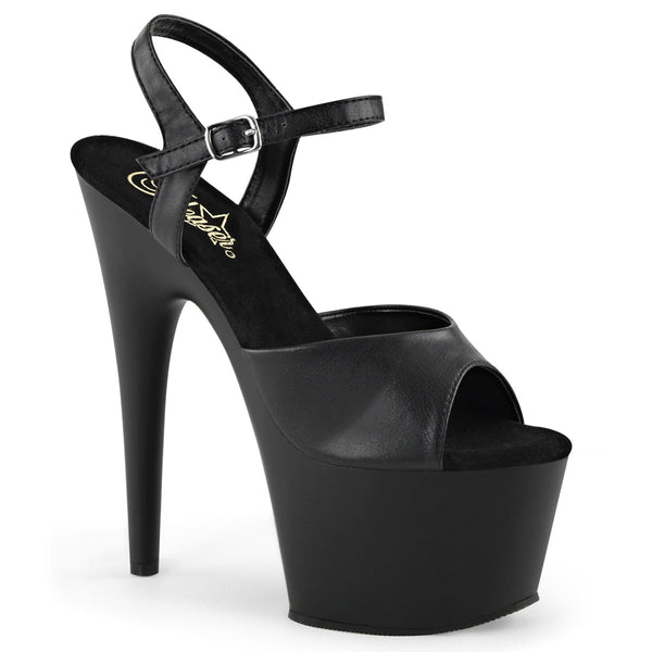 ADORE-709 Plateau Sandaletten Matt Schwarz von Pleaser