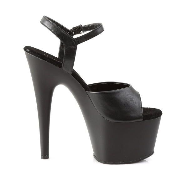 ADORE-709 Plateau Sandaletten Matt Schwarz von Pleaser – Ansicht 5