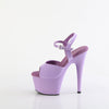 ADORE-709 - Plateau High Heel Sandaletten - Lila Lack von Pleaser – Ansicht 3