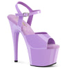 ADORE-709 - Plateau High Heel Sandaletten - Lila Lack von Pleaser