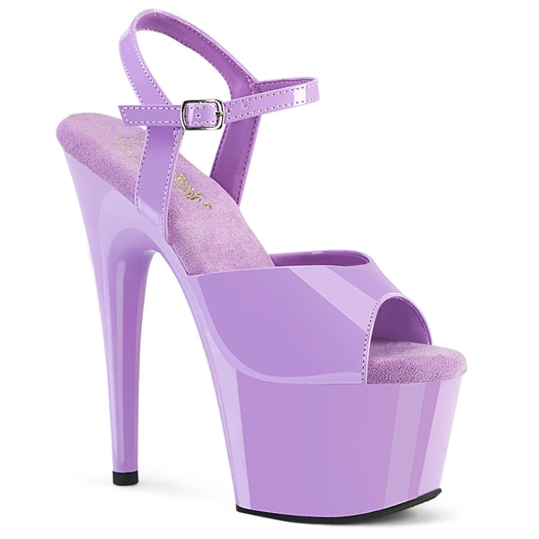 ADORE-709 - Plateau High Heel Sandaletten - Lila Lack von Pleaser