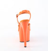 ADORE-709 Plateau Sandaletten Orange Lack von Pleaser – Ansicht 4