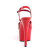 ADORE-709 Sandalette Plateauschuhe Rot von Pleaser – Ansicht 4