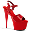 ADORE-709 Sandalette Plateauschuhe Rot von Pleaser