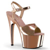 ADORE-709 Plateau Sandaletten Rosé von Pleaser