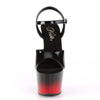 ADORE-709BR-H Plateau Sandaletten Schwarz/Rot von Pleaser – Ansicht 2