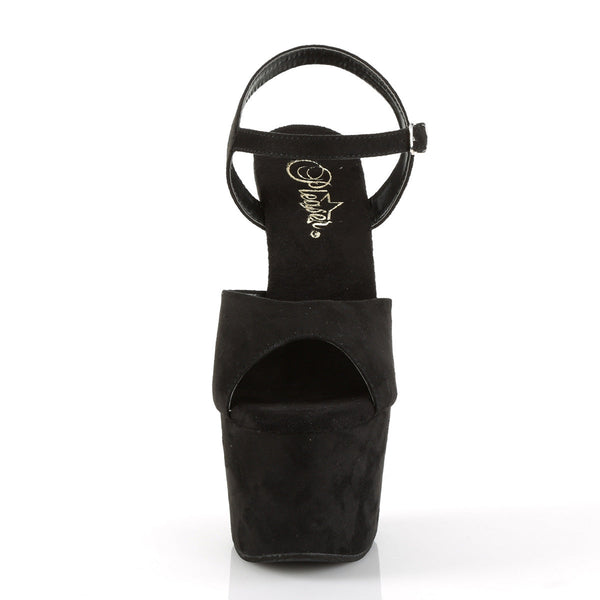 ADORE-709FS Plateau Sandaletten Schwarz von Pleaser – Ansicht 2