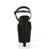 ADORE-709FS Plateau Sandaletten Schwarz von Pleaser – Ansicht 4