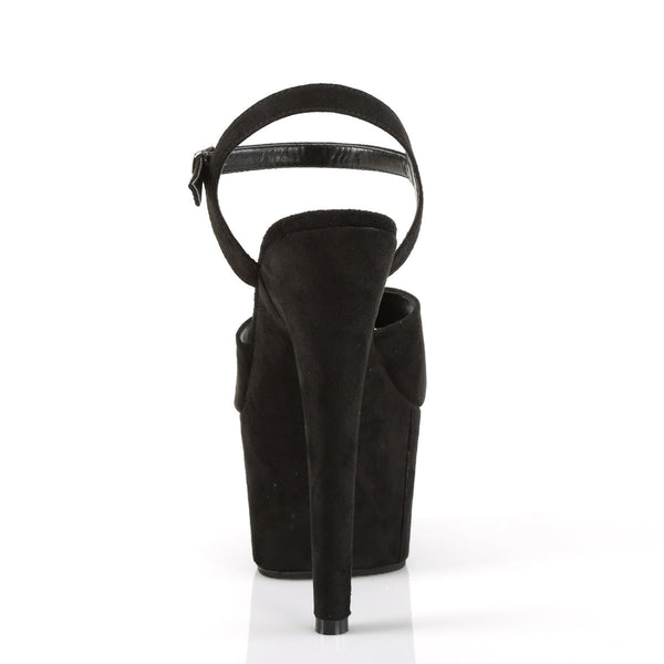 ADORE-709FS Plateau Sandaletten Schwarz von Pleaser – Ansicht 4