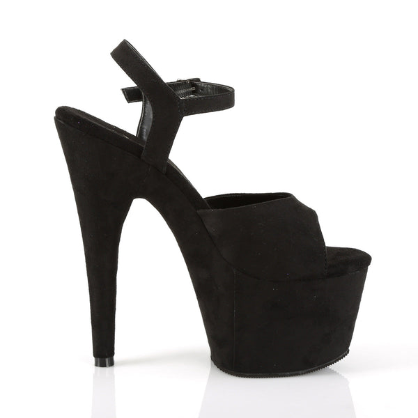 ADORE-709FS Plateau Sandaletten Schwarz von Pleaser – Ansicht 5