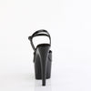 ADORE-709GP Plateau Sandaletten Schwarz/Glitzer von Pleaser – Ansicht 4