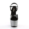 ADORE-709OMBRE Plateau Sandaletten Silber/Schwarz von Pleaser – Ansicht 2