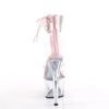 ADORE-724RS Plateau Sandaletten Rosa Transparent von Pleaser – Ansicht 4
