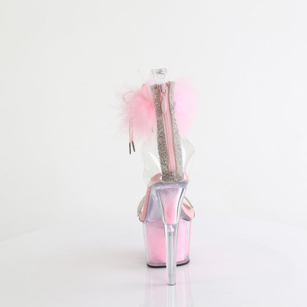 ADORE-727F Plateau Sandaletten Rosa von Pleaser – Ansicht 4
