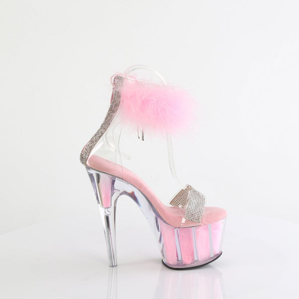 ADORE-727F Plateau Sandaletten Rosa von Pleaser – Ansicht 5
