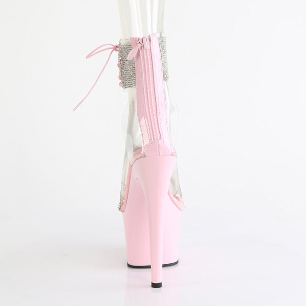 ADORE-727RS Plateau Sandaletten Rosa von Pleaser – Ansicht 4