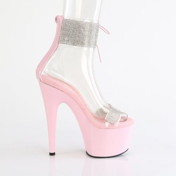 ADORE-727RS Plateau Sandaletten Rosa von Pleaser – Ansicht 5