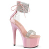 ADORE-727RS Plateau Sandaletten Rosa von Pleaser