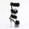 ADORE-728F Plateau Sandaletten Schwarz von Pleaser – Ansicht 5