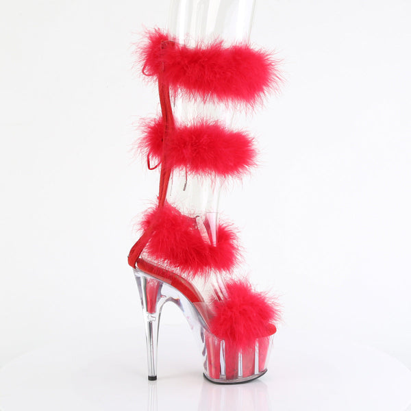 ADORE-728F Plateau Sandaletten Rot von Pleaser – Ansicht 5