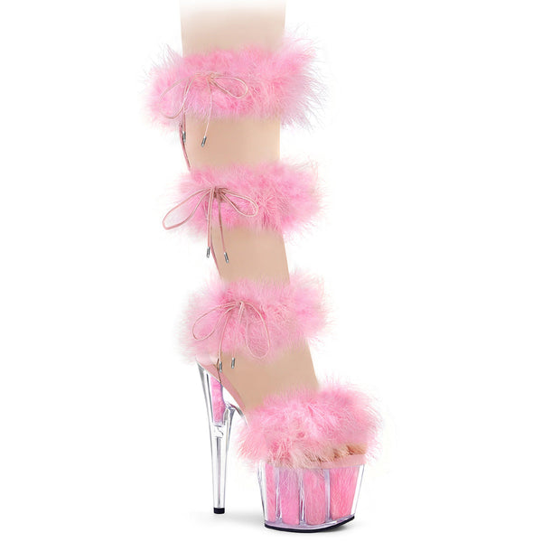 ADORE-728F Plateau Sandaletten Rosa von Pleaser